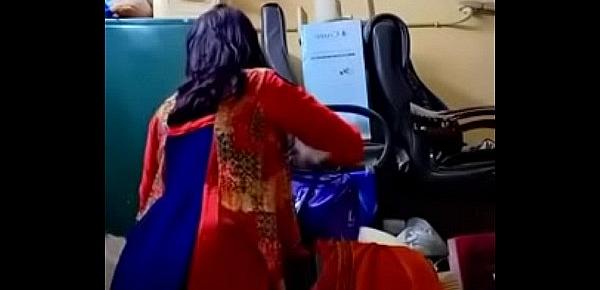  Swathi naidu exchanging saree by showing boobs,body parts and getting ready for shoot part-5